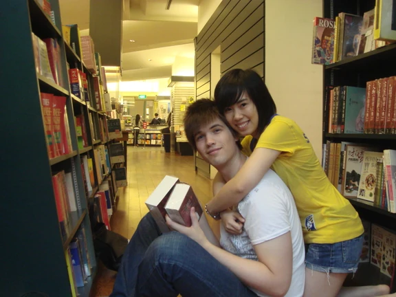 At Kinokuniya bookstore